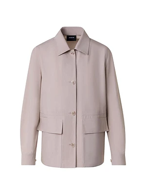 Tomma Cotton Poplin Shirt Jacket