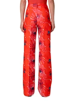 Florine Poppy Wide-Leg Pants