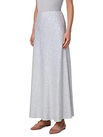 Sequined A-Line Maxi-Skirt