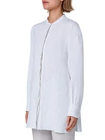 Long-Sleeve Linen Tunic