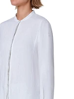 Long-Sleeve Linen Tunic