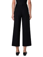 Flora Crop Wide-Leg Pants