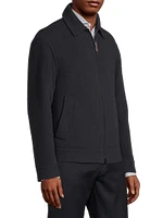 Wool-Blend Zip Jacket