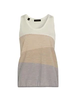 Colorblocked Wool Tank