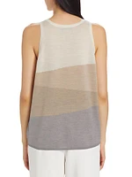 Colorblocked Wool Tank