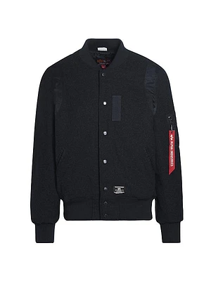 Gen II Wool-Blend Varsity Flight Jacket