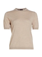 Sand Merino Wool T-Shirt