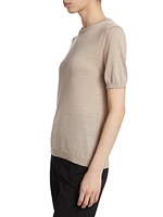 Sand Merino Wool T-Shirt