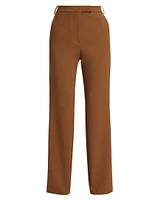 Straight-Leg High-Rise Trousers