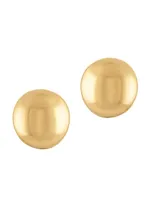 18K Gold-Filled Ball Stud Earrings