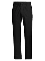 Wool-Blend Flannel Trousers