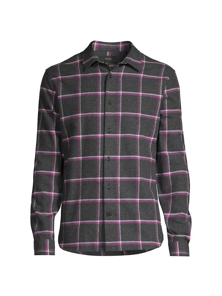 Skipton Plaid Button-Front Shirt