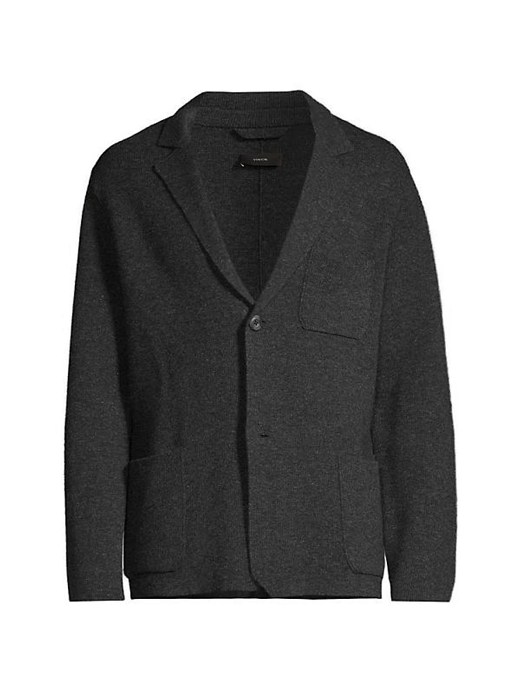 Knit Two-Button Blazer