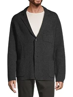 Knit Two-Button Blazer