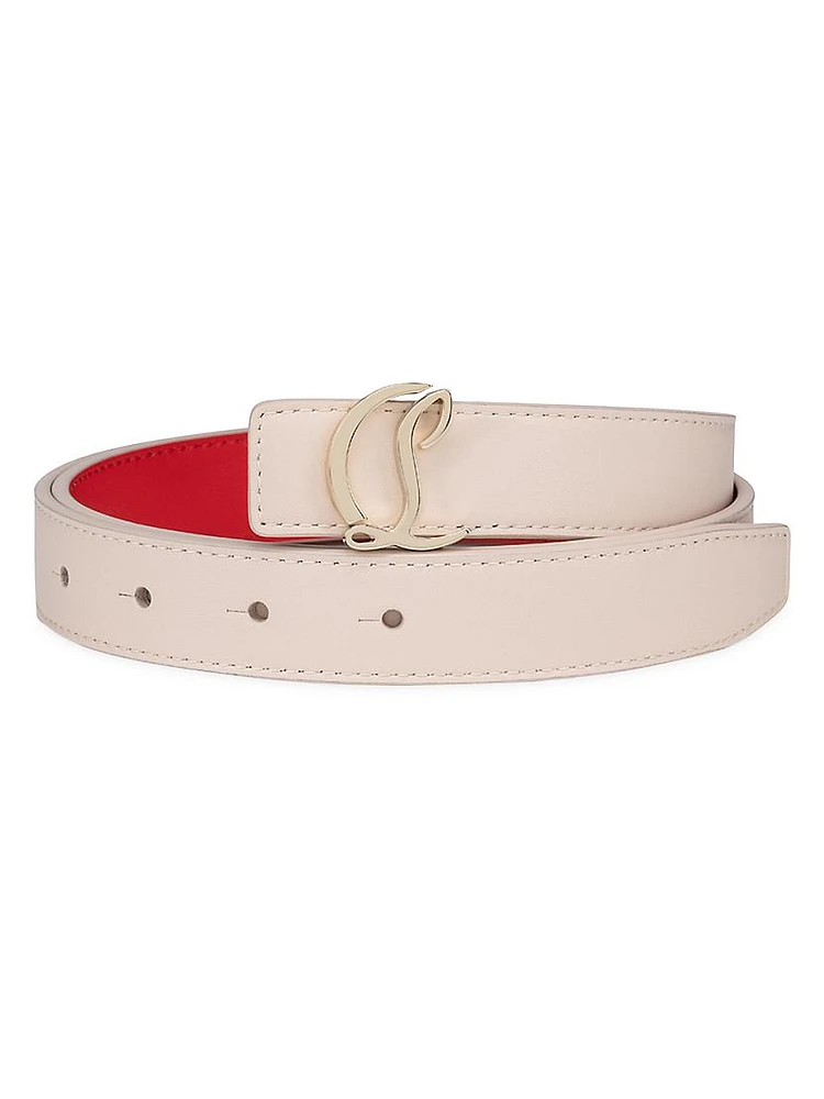 CL Buckle Leather Belt