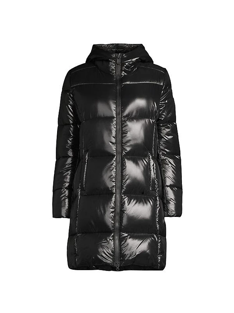 Ines Quilted Long Coat