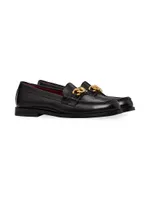 Vlogo Chain Calfskin Loafers