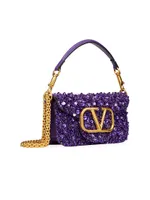 Small Locò Shoulder Bag With 3D Embroidery