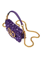 Small Locò Shoulder Bag With 3D Embroidery