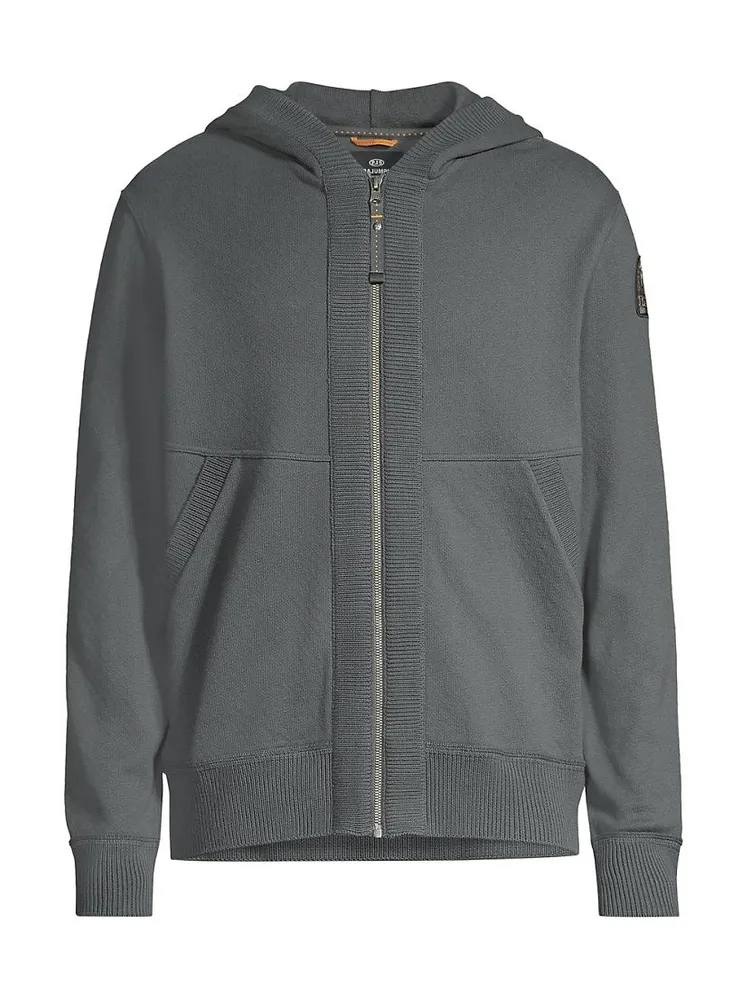 Wilton Zip-Front Hooded Sweatshirt