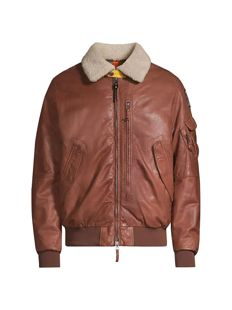 Josh Leather Bomber Jacket