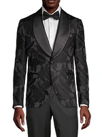 Cerimonia Brocade Floral Single-Breasted Dinner Jacket