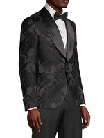 Cerimonia Brocade Floral Single-Breasted Dinner Jacket