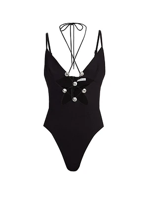 Star Cut-Out Bodysuit