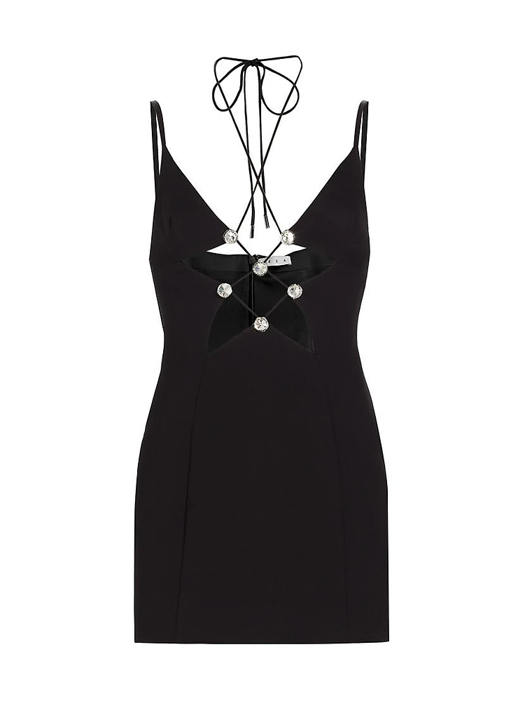 Star Cut-Out Minidress