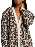 Parmida Leopard Cardigan