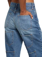 Ms. Mackie Gradient High-Rise Baggy Jeans