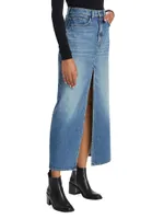 Ms. Westwood Denim Maxi Skirt