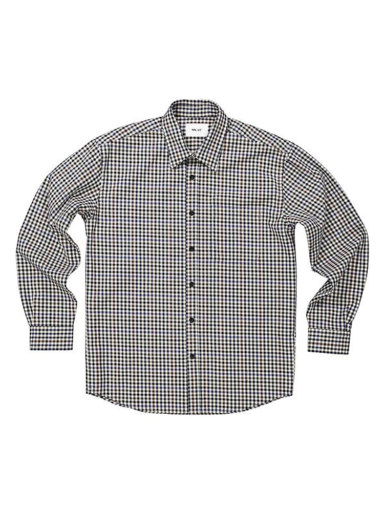 Deon Checked Button-Front Shirt