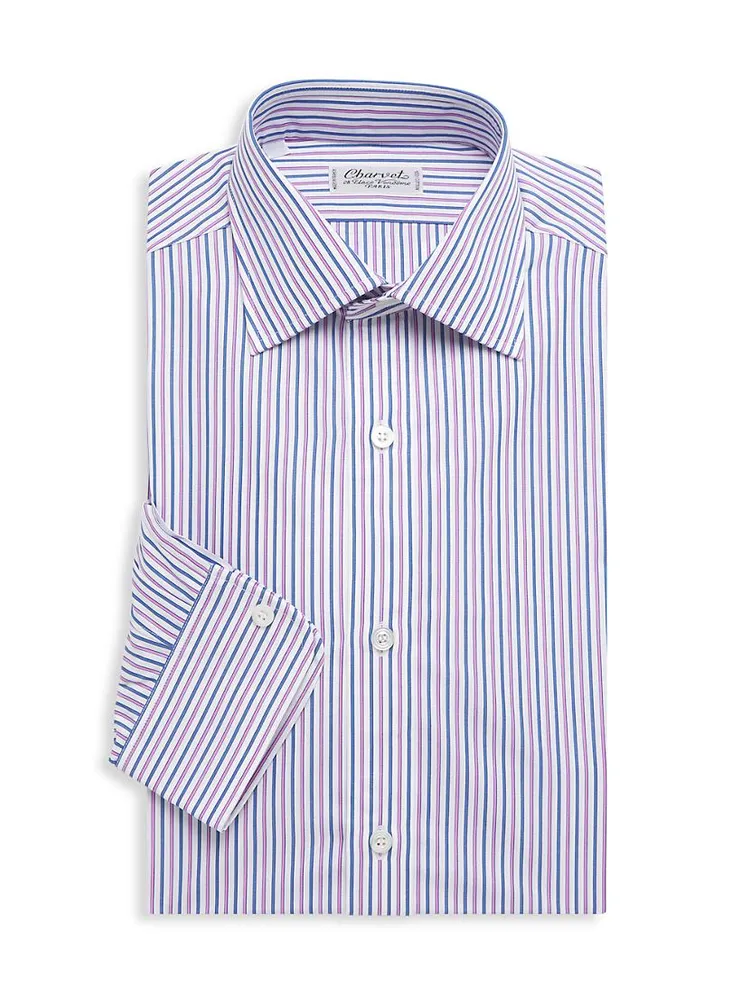 Pinstriped Dress Shirt