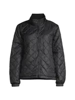 Reversible Quilted Shell & Sherpa Jacket