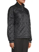 Reversible Quilted Shell & Sherpa Jacket