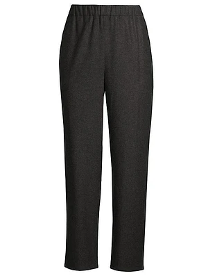 Wool Tapered Ankle Pants