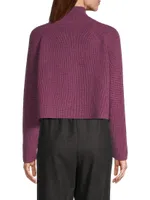 Cropped Wool Turtleneck