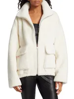 Kim Zip-Up Sherpa Jacket