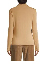 Kiku Silk-Blend Roll-Neck Sweater