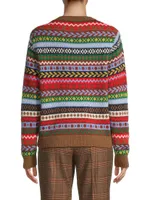 Edicola Striped Intarsia-knit Sweater