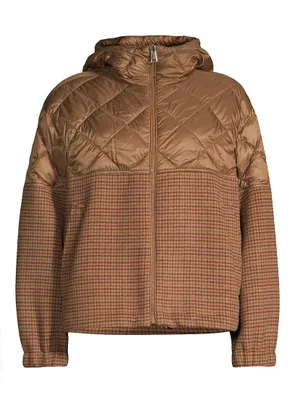 Edere Hooded Quilted Down Jacket