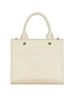 Mini G-Tote Shopping Bag in Leather