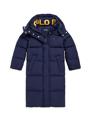 Little Girl's Momentum Water-Resistant Down Coat