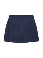 Little Girl's & Pleated Ponte Skirt