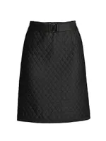 Belted Quilted Skirt