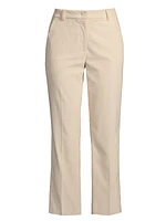 Marruca Cotton Straight-Leg Pants