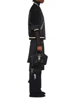 Shark Lock Cowboy Boots Fleece with Pocket Detail