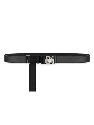4G Release Buckle Belt Leather And Webbing