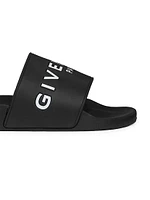 Slide Flat Sandals Rubber